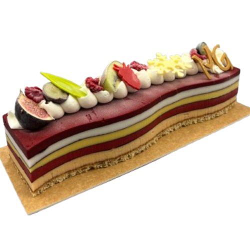 La bûche mille-feuilles glacé