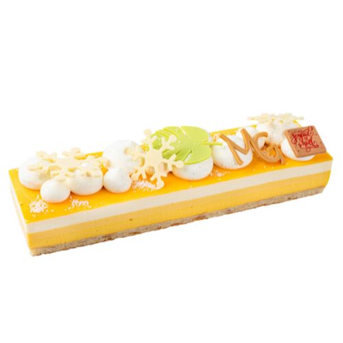 La bûche flocon tropical